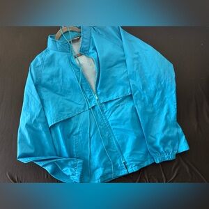 Vintage Vibrant Blue sport master Windbreaker Jacket